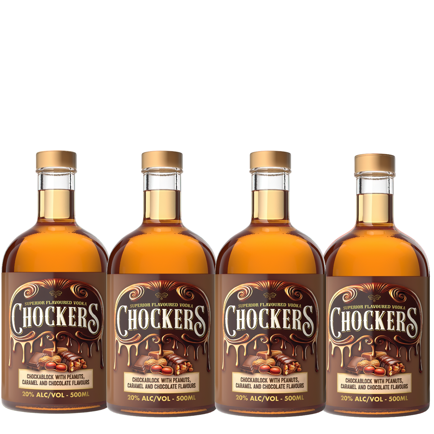 4 x Chockers 500ml