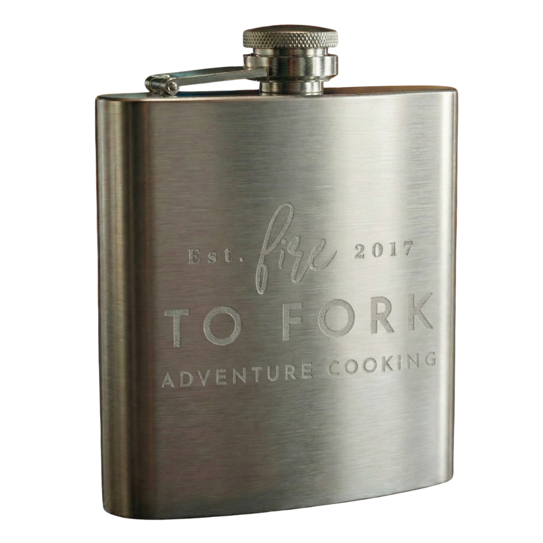 Fire to Fork Collab - Limited Edition "RHONDA" Ginger & Coffee Liquor Flask 21% ABV 475ml