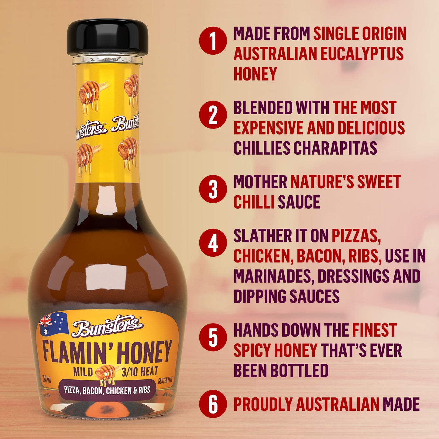 🌶️ Flamin' Honey (Case of 6)