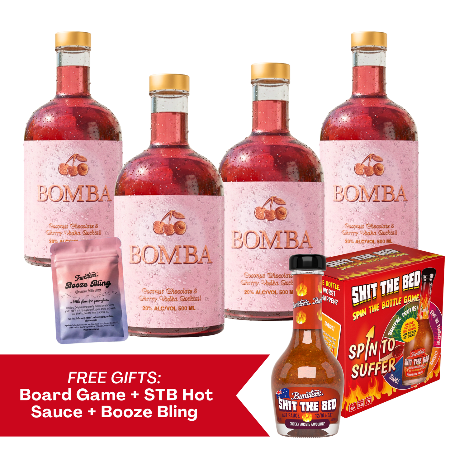 Case of Bomba - 4 x 500ml Bottles