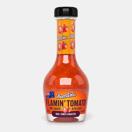 Flamin' Tomato Hot Sauce - It's Tomato Sauce For Big Kids