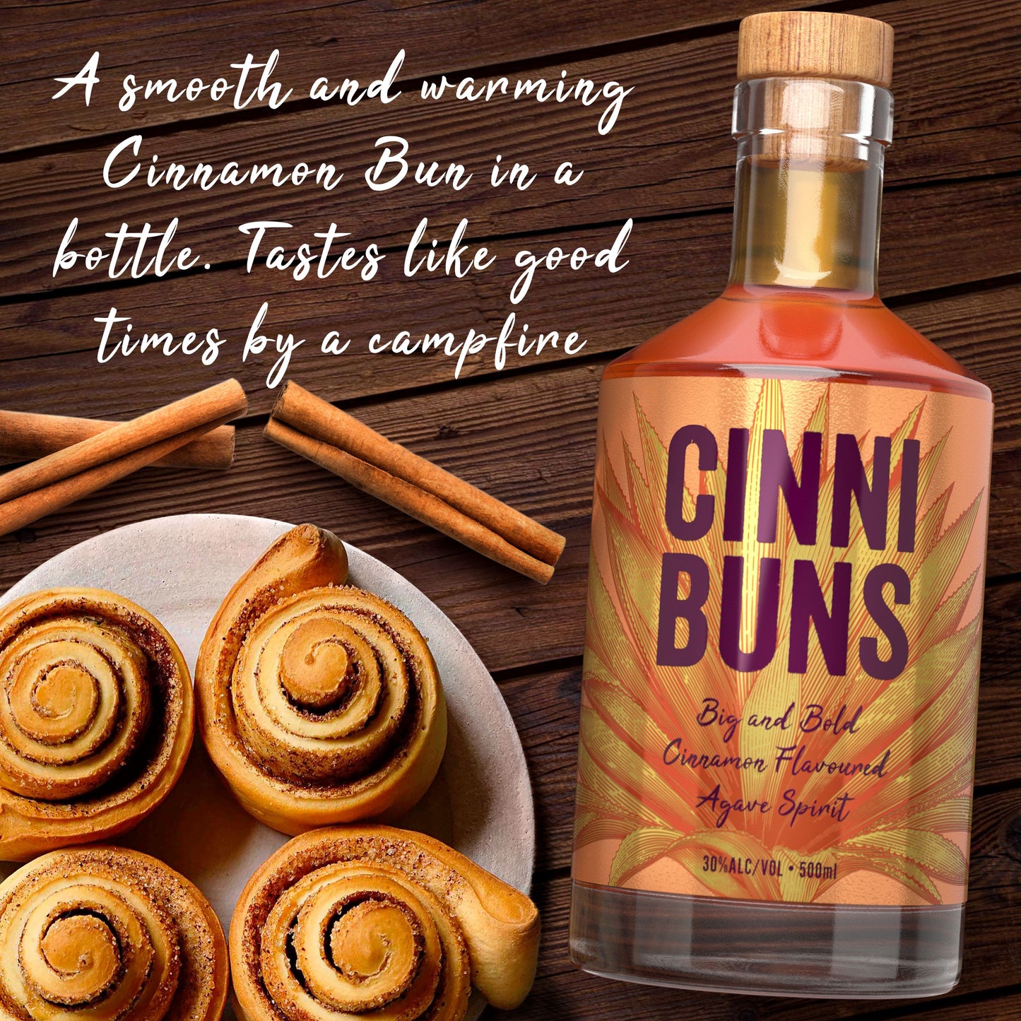 Cinni Buns Agave Spirit 500ml