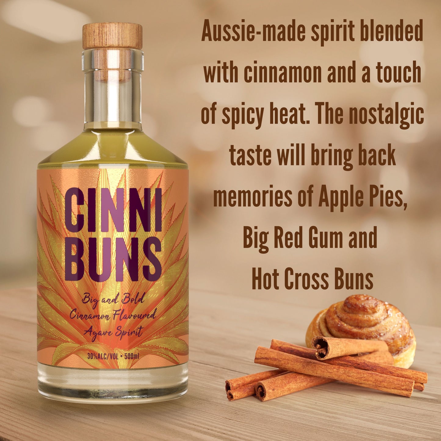 Cinni Buns Agave Spirit 500ml