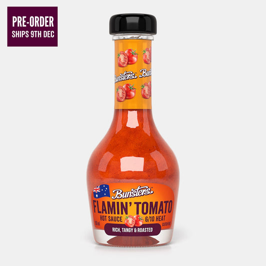 Flamin' Tomato Hot Sauce - It's Tomato Sauce For Big Kids