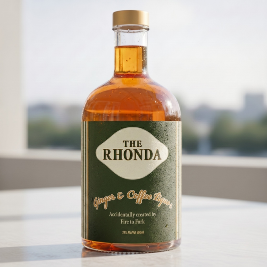 Fire to Fork - Limited Edition "RHONDA" Ginger & Coffee Liquor 500ml