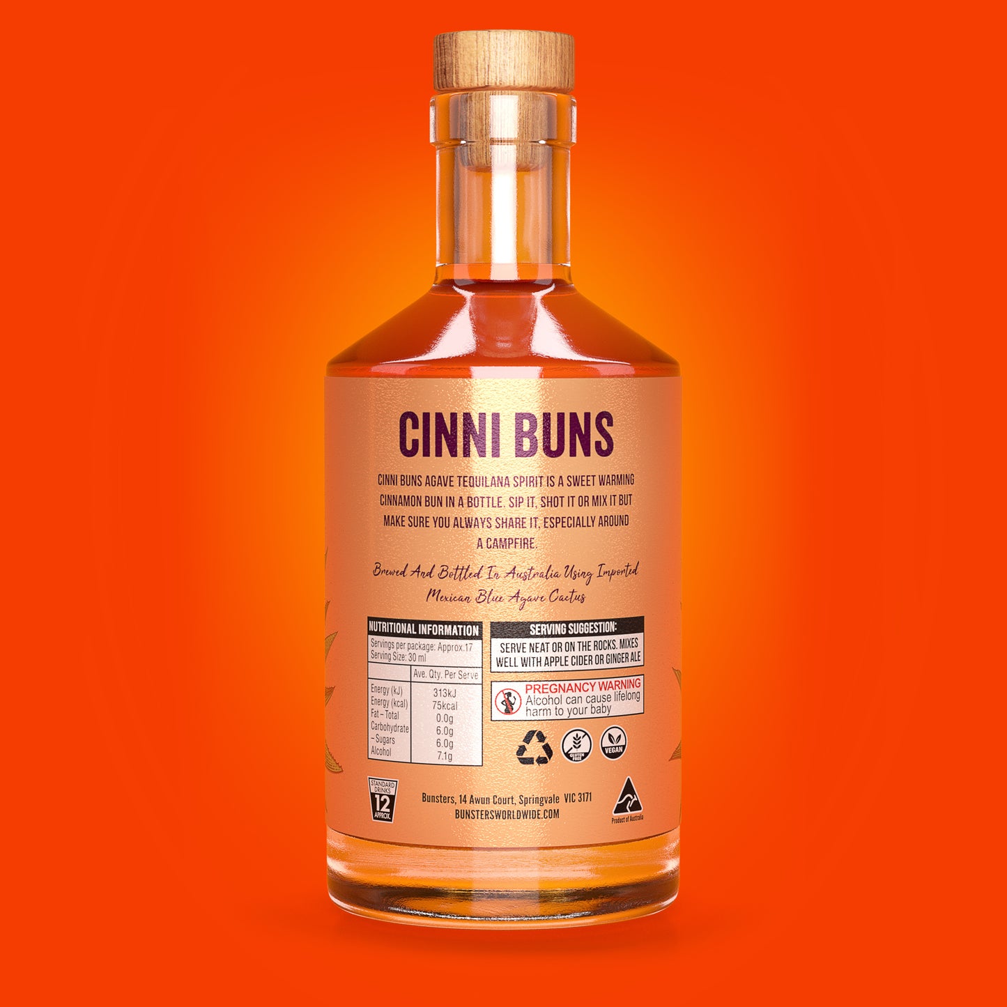 Cinni Buns Agave Spirit 500ml