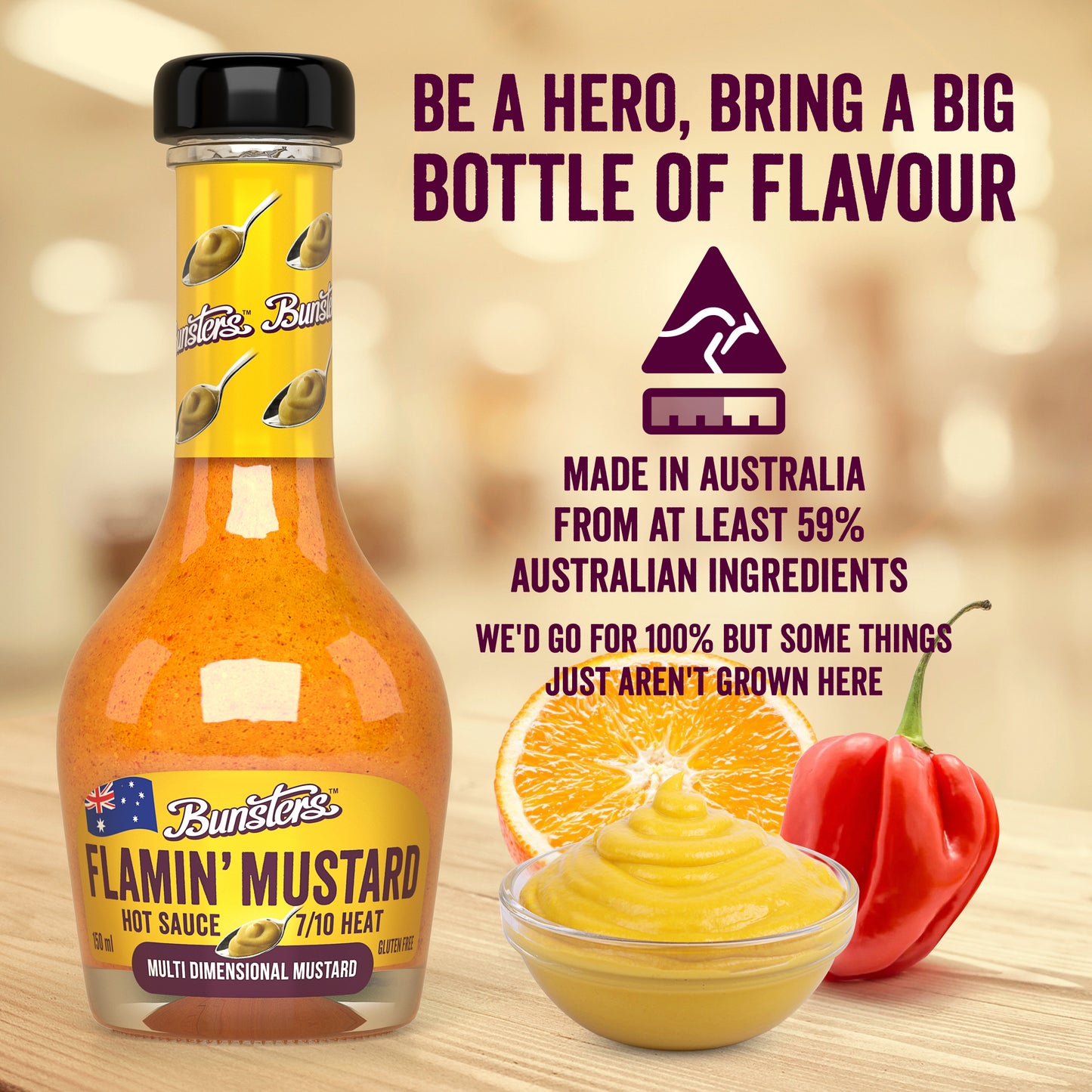 Flamin' Mustard  - 1 x 150ml