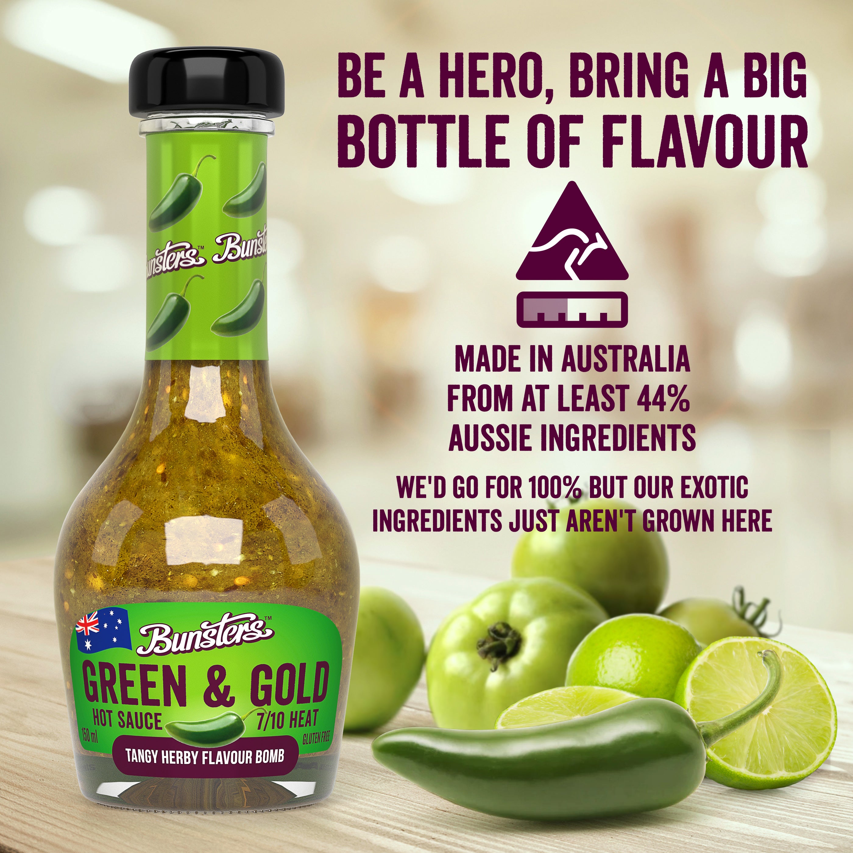 🌶️🌶️ Green and Gold (Case of 6)