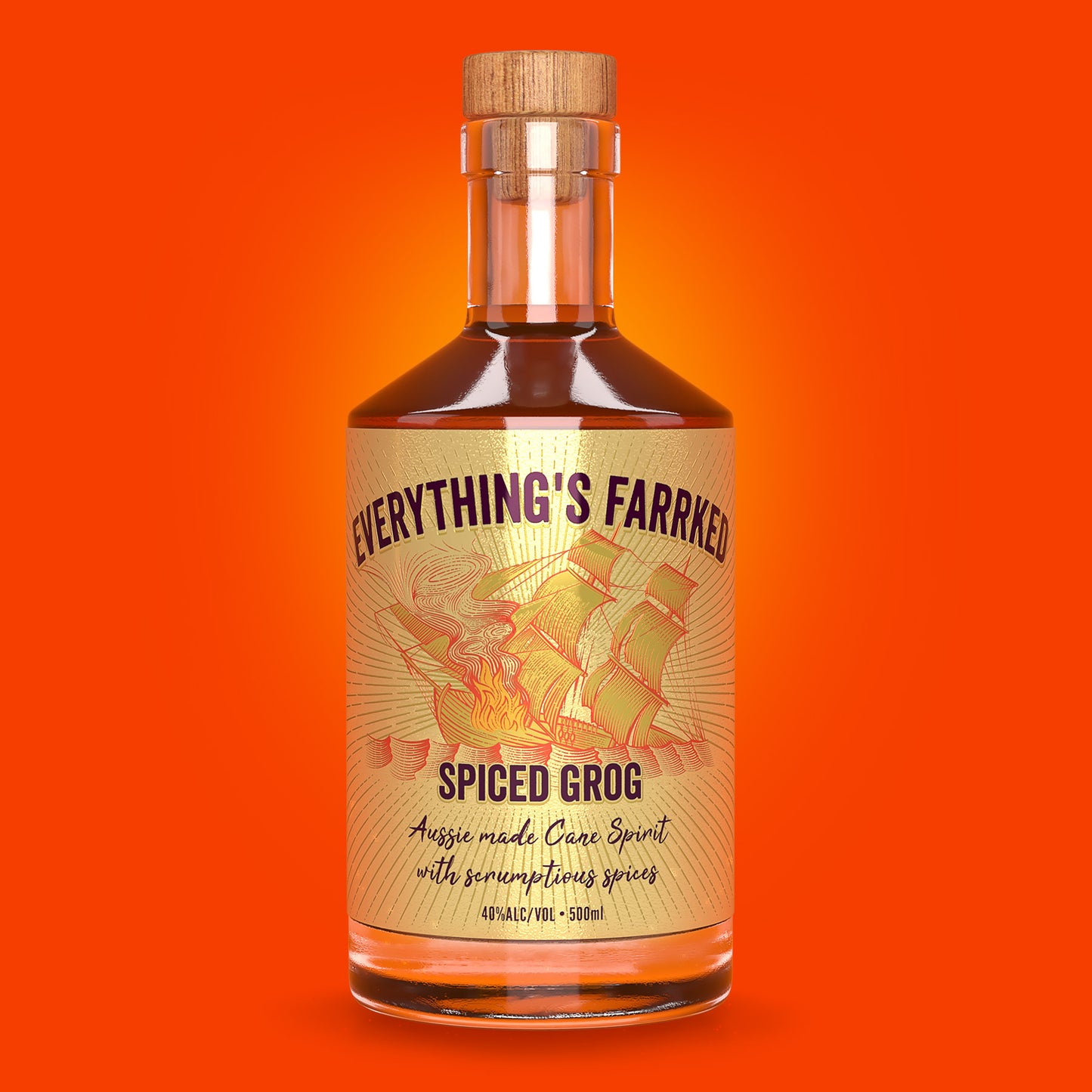 Everything's Farrked Spiced Grog 500ml