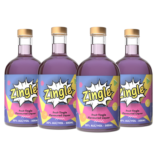 Zingle - Fruit Tingle Cocktail Flavoured Vodka (Case of 4)