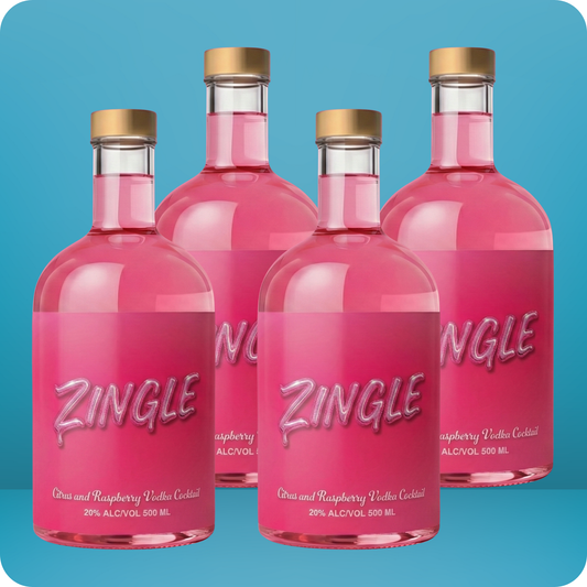 Case of Zingle - 4 x 500ml Bottles